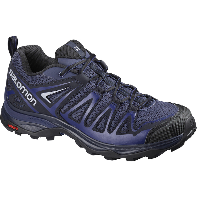 Zapatillas Trekking Salomon Mujer Azul Marino - Salomon Argentina X ULTRA 3 PRIME W ,678204-IDB